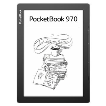 პლანშეტური წიგნი PocketBook PB970-M-CIS 970, 9.7", E-Reader, 512MB, 8GB, Wi-Fi, Mist Grey