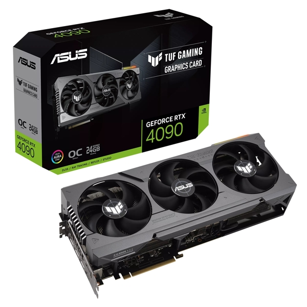 ვიდეო დაფა Asus 90YV0IE0-M0NA00 Gaming GeForce RTX4090, 24GB, 384bit, HDMI, DP, HDCP, Black