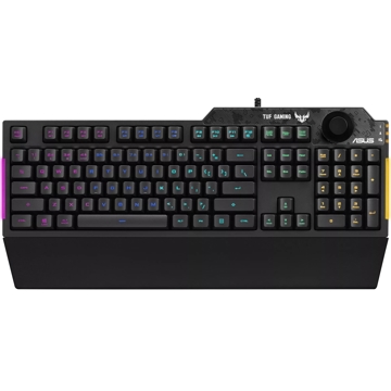 Asus RA04 90MP01X0-BKUA00, Wired, USB, RGB, Gaming Keyboard, Black