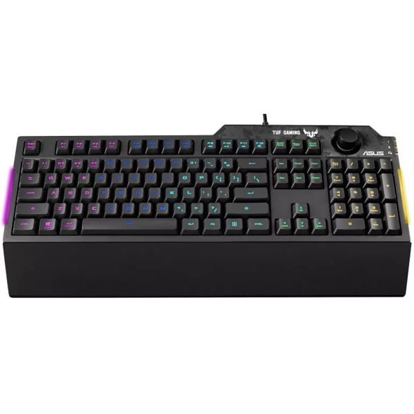 Asus RA04 90MP01X0-BKUA00, Wired, USB, RGB, Gaming Keyboard, Black