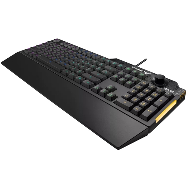 კლავიატურა Asus RA04 90MP01X0-BKUA00, Wired, USB, RGB, Gaming Keyboard, Black