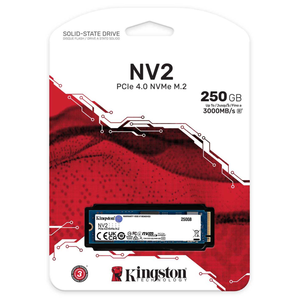 Kingston SNV2S/250G, 250GB, Hard Drive