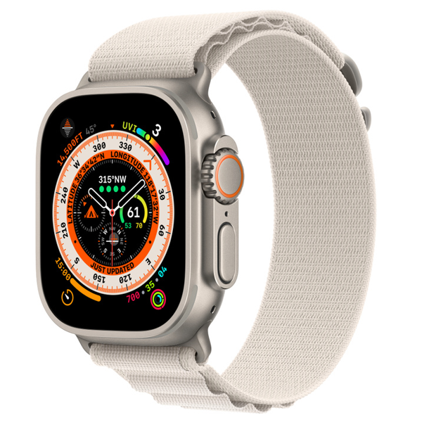 სმარტ საათი Apple MQFR3RB/A Watch Ultra, 1.92", IPX6 Waterproof, Bluetooth, Wi-Fi, Smart Watch, Titanium