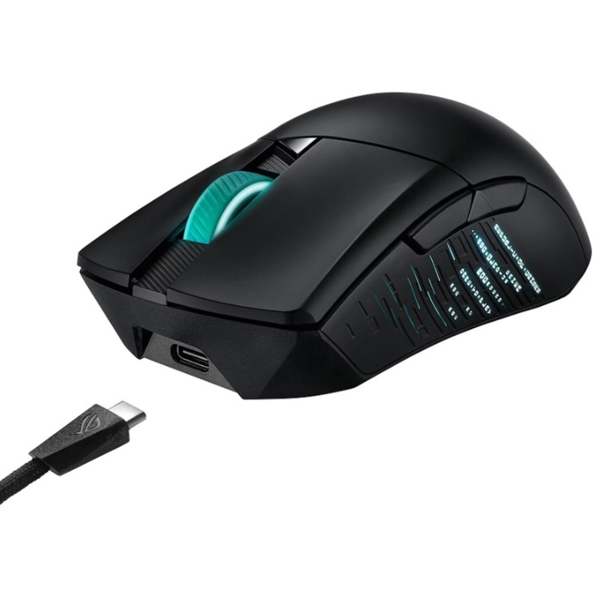 მაუსი Asus P706 90MP0200-BMUA00, Wireless Gaming Mouse, USB, BT, Black