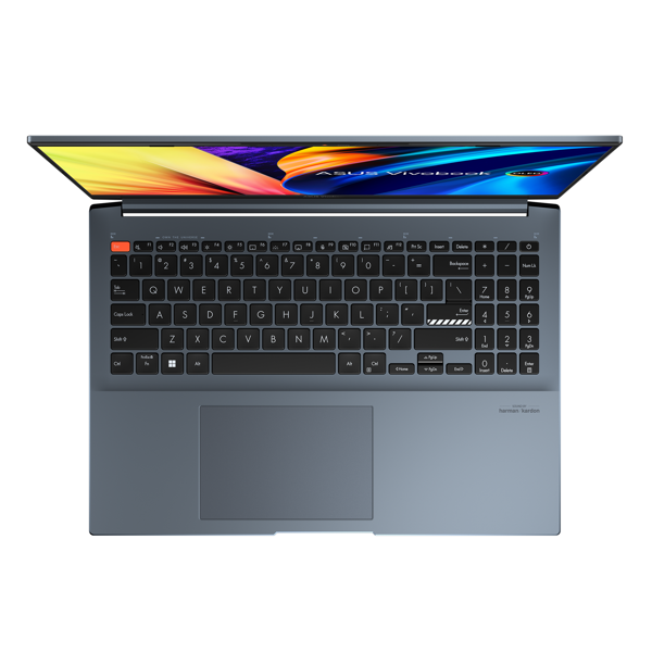 ნოუთბუქი Asus K6602ZC-KV046 Vivobook Pro, 16", i5-12450H, 16GB, 1TB SSD, RTX3050 4GB, Blue