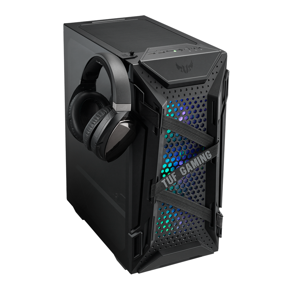 Asus 90DC0040-B49000 TUF Gaming GT301, Computer Case, ATX, 3.5mm, 2хUSB 3.1, Black