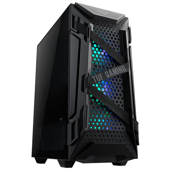 ქეისი Asus 90DC0040-B49000 TUF Gaming GT301, Computer Case, ATX, 3.5mm, 2хUSB 3.1, Black