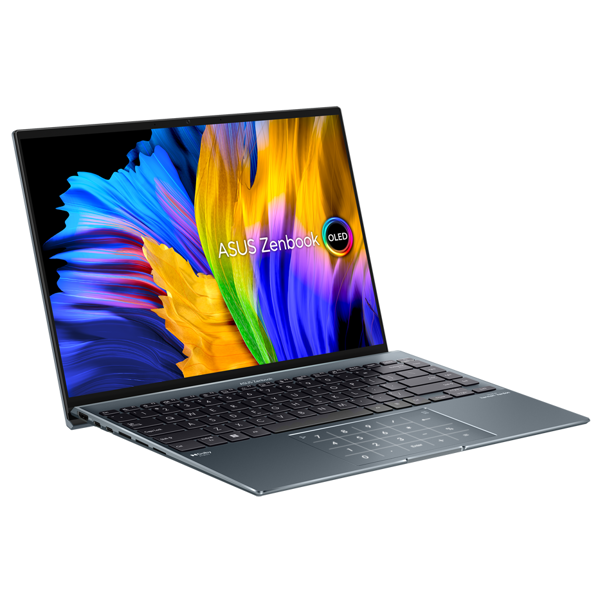 ნოუთბუქი Asus UX5401ZA-KN057 Zenbook 14, 14", i5-12500H, 16GB, 512GB SSD, Integrated, Gray