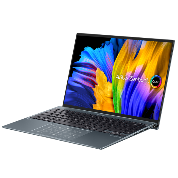 ნოუთბუქი Asus UX5401ZA-KN057 Zenbook 14, 14", i5-12500H, 16GB, 512GB SSD, Integrated, Gray