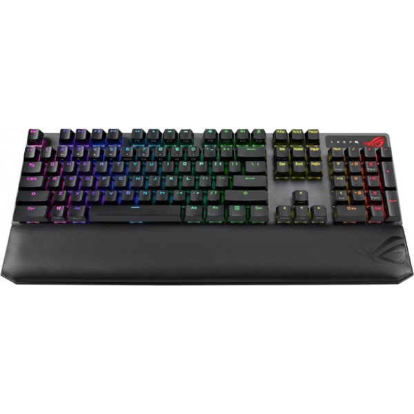 კლავიატურა Asus XA09 90MP02I6-BKRA00, Wireless, BT, USB, RGB, Gaming Keyboard, Black