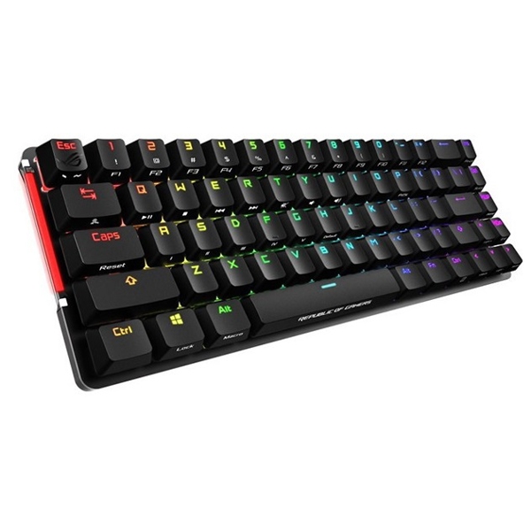 Asus M601 90MP01Y0-BKRA01, Wireless, USB, RGB, Gaming Keyboard, Black