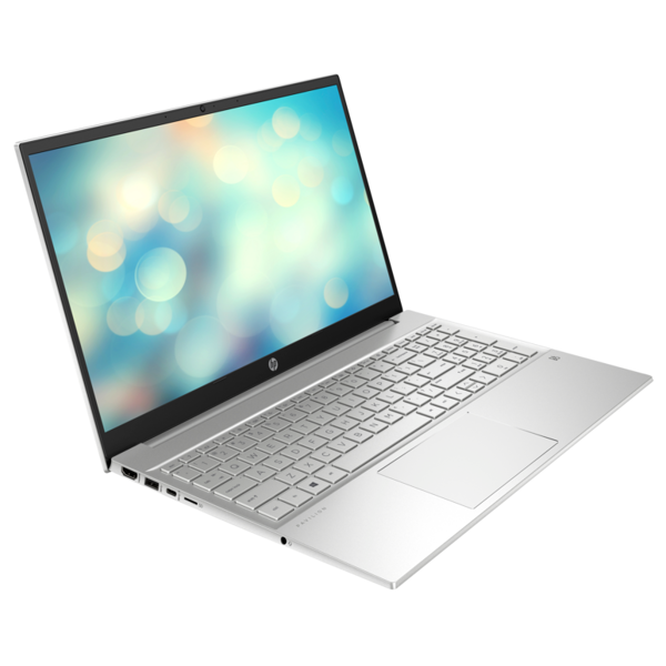 ნოუთბუქი HP 55C58EA Pavilion, 15.6", i7-1195G7, 8GB, 512GB SSD, MX450 2GB, Silver