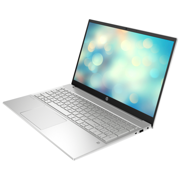 ნოუთბუქი HP 55C58EA Pavilion, 15.6", i7-1195G7, 8GB, 512GB SSD, MX450 2GB, Silver