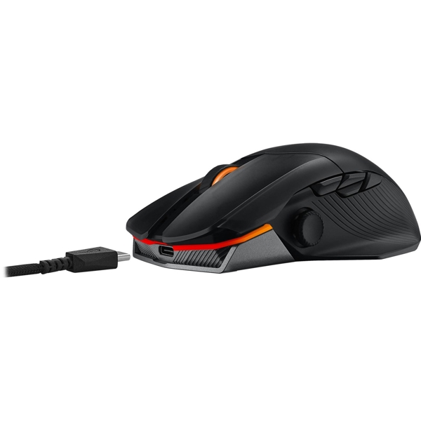 მაუსი Asus P708 90MP02N0-BMUA00, Wireless Gaming Mouse, USB, BT, Black