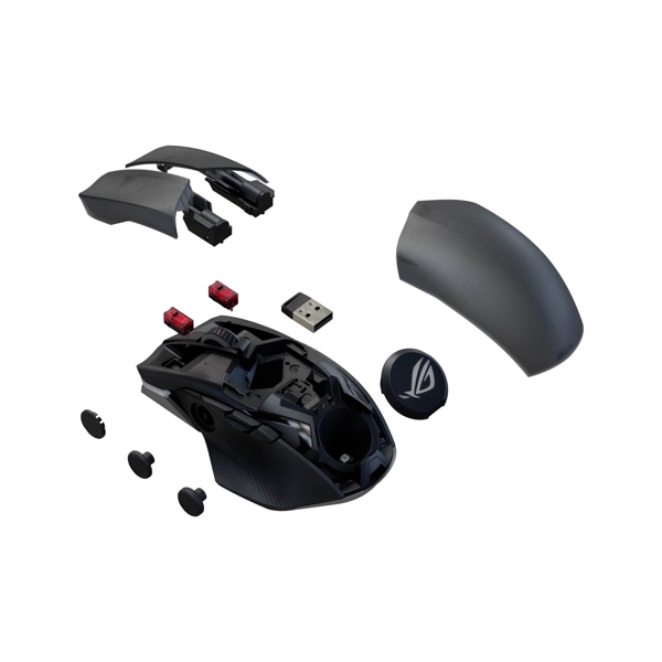 მაუსი Asus P708 90MP02N0-BMUA00, Wireless Gaming Mouse, USB, BT, Black