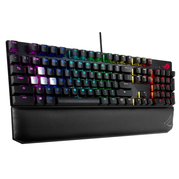 Asus XA04 90MP01I0-B0UA00, Wired, USB, RGB, Gaming Keyboard, Black