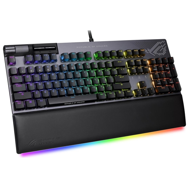 Asus XA07 90MP02E6-BKUA01 US, Wired, USB 2.0, RGB, Gaming Keyboard, Grey