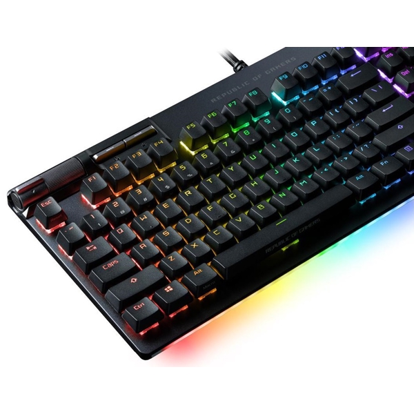 Asus XA07 90MP02E6-BKUA01 US, Wired, USB 2.0, RGB, Gaming Keyboard, Grey