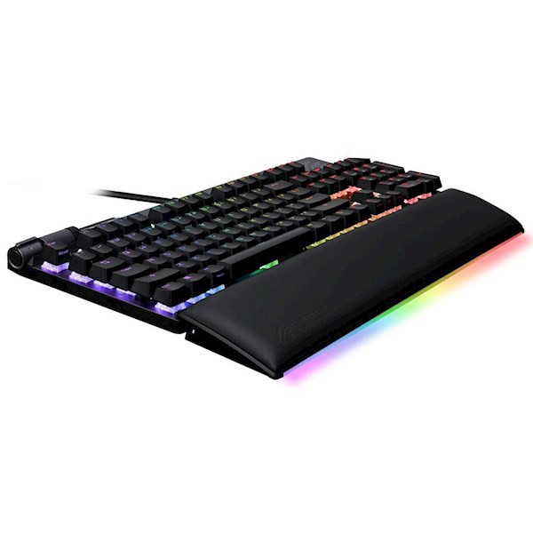 კლავიატურა Asus XA07 90MP02E6-BKRA00 RU, Wired, USB 2.0, RGB, Gaming Keyboard, Grey