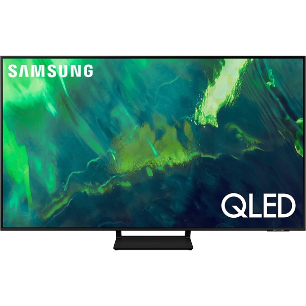 ტელევიზორი Samsung QE55Q70BAUXUA, 55", 4K Qled, Smart TV, HDMI, USB, WIFI, BT, Black