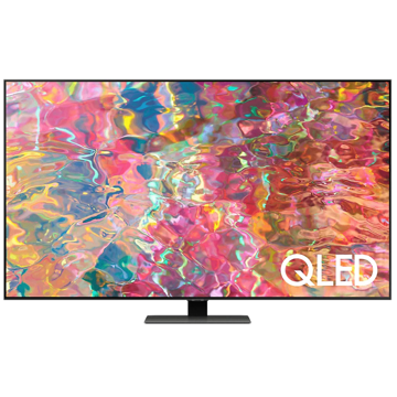 Samsung QE55Q80BAUXRUQ, 55", 4K UHD, Smart TV, HDMI, USB, RJ-45, BT, Wifi, Black