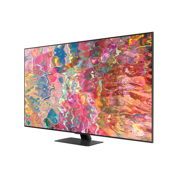 ტელევიზორი Samsung QE55Q80BAUXRUQ, 55", 4K UHD, Smart TV, HDMI, USB, RJ-45, BT, Wifi, Black