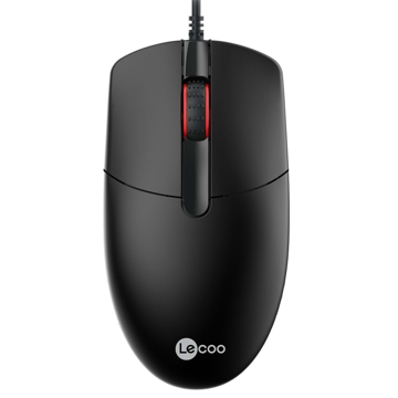 მაუსი Lenovo Lecoo MS103, Wired Classic Mouse, USB, Black