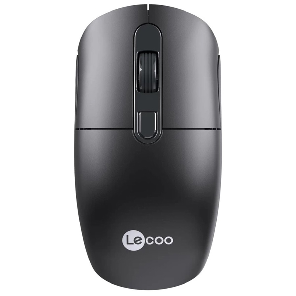 მაუსი Lenovo Lecoo M2001, Wireless Classic Mouse, USB, Black