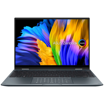 ნოუთბუქი Asus UP5401ZA-KN012W Zenbook 14 Flip OLED, 14", i5-12500H, 8GB,512GB SSD, Integrated, W10Pro, Grey