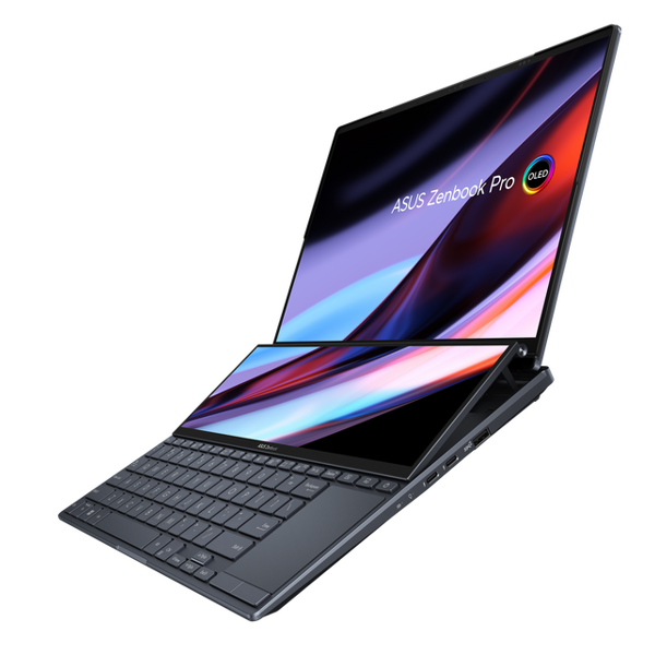 ნოუთბუქი Asus UX8402ZA-M3103W Zenbook Pro 14 Duo Oled 12.7", i5-12500H, 16GB, 1TB SSD, Integrated, W11 Pro, Black