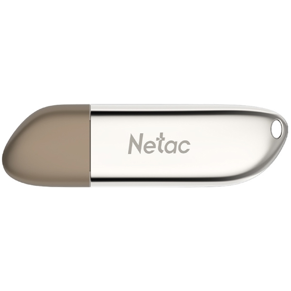 USB ფლეშ მეხსიერება Netac NT03U352N-064G-30PN, 64GB, USB, Silver