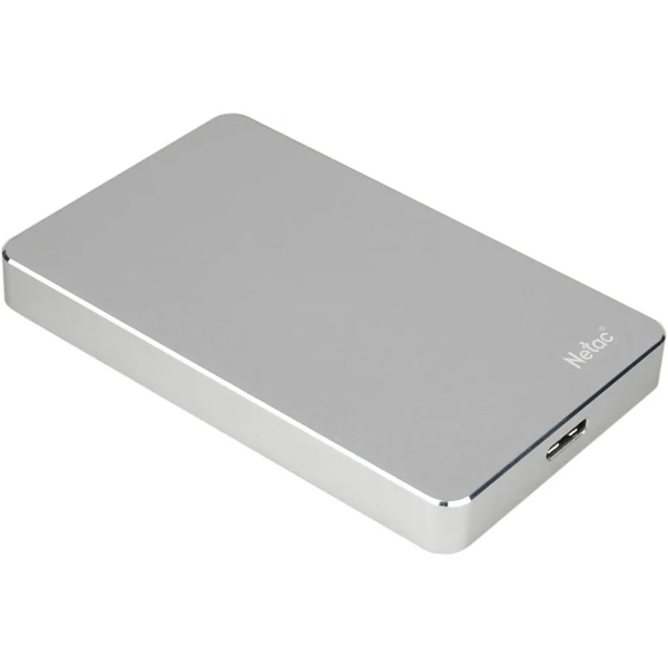 Netac NT05K330N-002T-30SL, 2TB, External HDD, 2.5'', USB 3.0, Silver