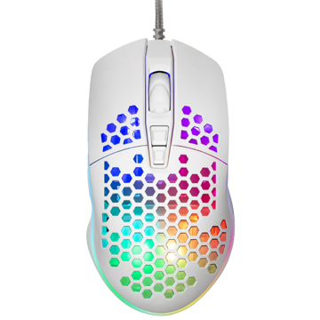 მაუსი Yenkee YMS 3030WE, Wired, USB, Gaming Mouse, White