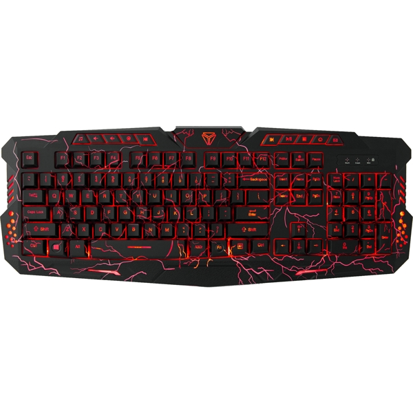 კლავიატურა Yenkee YKB 3100, Wired, USB, Gaming Keyboard, Black