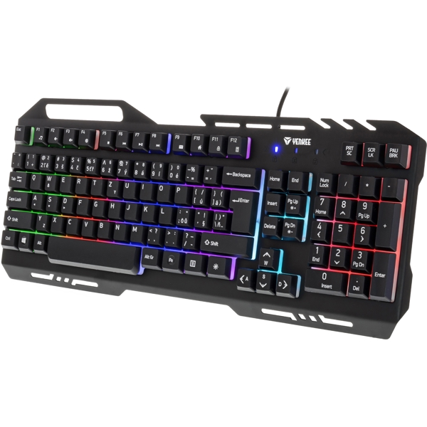 კლავიატურა Yenkee YKB 3200, Wired, USB, Gaming Keyboard, Black