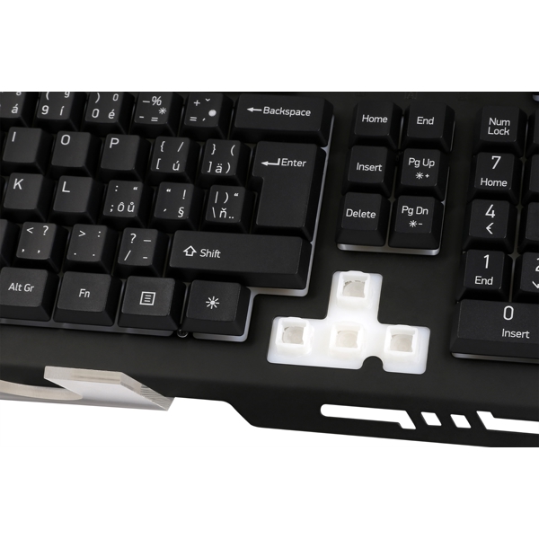 კლავიატურა Yenkee YKB 3200, Wired, USB, Gaming Keyboard, Black