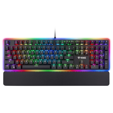 კლავიატურა Yenkee YKB 3400 PANZER, Outemu Blue, Wired, USB, Gaming Keyboard, Black 