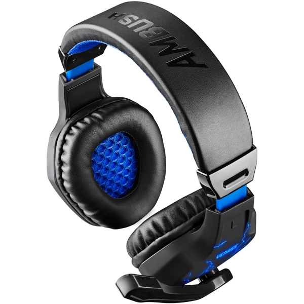 ყურსასმენი Yenkee YHP 3020 Gaming Headset, Wired, RGB, 3.5mm, USB, Blue/Black