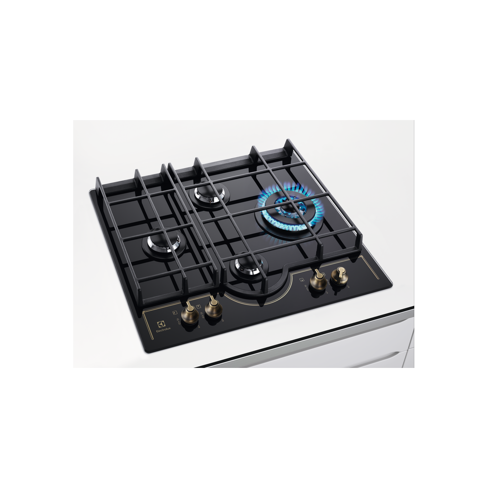 Built-in Gas Cooktop Electrolux GPE363RBK, Black