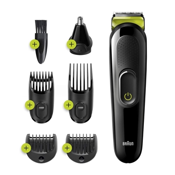 ტრიმერი Braun MGK3221, 6in1, Hair Trimmer, Black