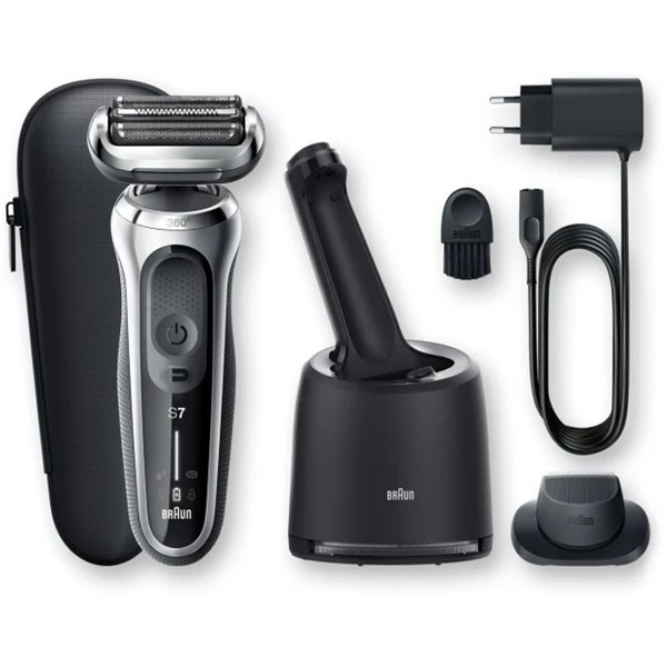 წვერსაპარსი Braun 70-S7200cc, Beard Trimmer, Silver