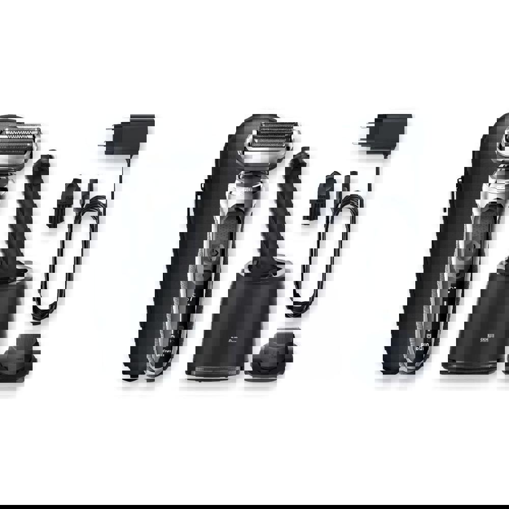 წვერსაპარსი Braun 70-S7200cc, Beard Trimmer, Silver