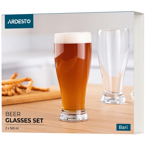 ჭიქების ნაკრები Ardesto AR2656BB, 565ml, 2 pcs Beer Glasses Set