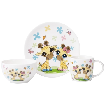 საბავშვო ჭურჭლის ნაკრები Ardesto AR3452GS, 290ml, 3 Pcs Set Of Children’s Dishes