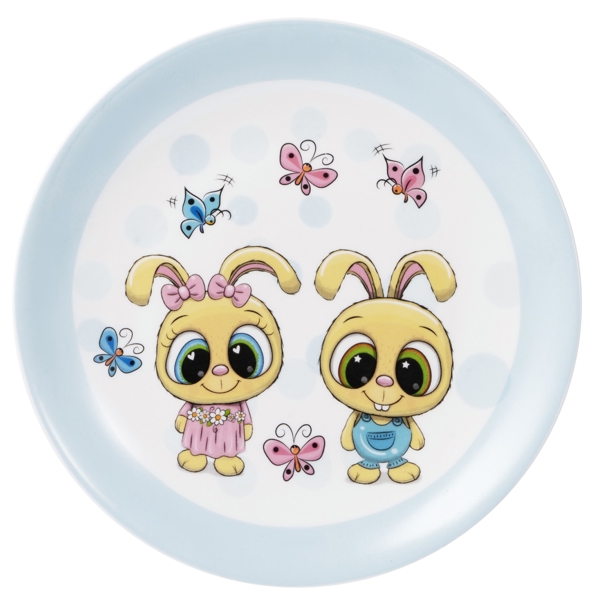 საბავშვო ჭურჭლის ნაკრები Ardesto AR3456BS, 290ml, 3 Pcs Set Of Children’s Dishes