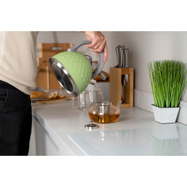 ჩაიდანი Ardesto AR1947KG, 2.5L, Kettle, Green