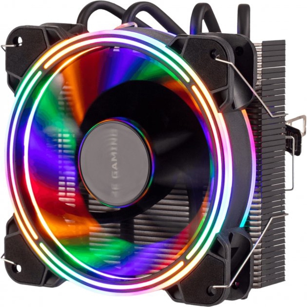 ქულერი 2E 2E-AC120T4-RGB, RGB, 120mm, 2000RPM, Cooler, Black