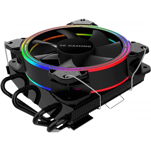 ქულერი 2E 2E-AC120T4-RGB, RGB, 120mm, 2000RPM, Cooler, Black