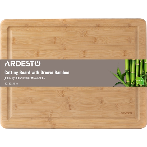 საჭრელი დაფა Ardesto AR1440BG, 30cm, Cutting Board, Wood