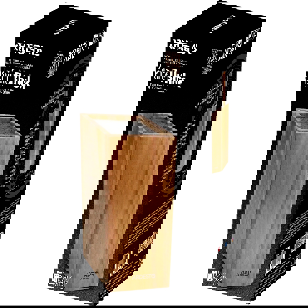 დანების ჩასაწყობი Ardesto AR2123AH, 23cm Knife Block, Wood